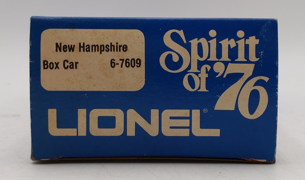 Lionel 6-7609 O Gauge State of New Hampshire Boxcar #7609 LN/Box