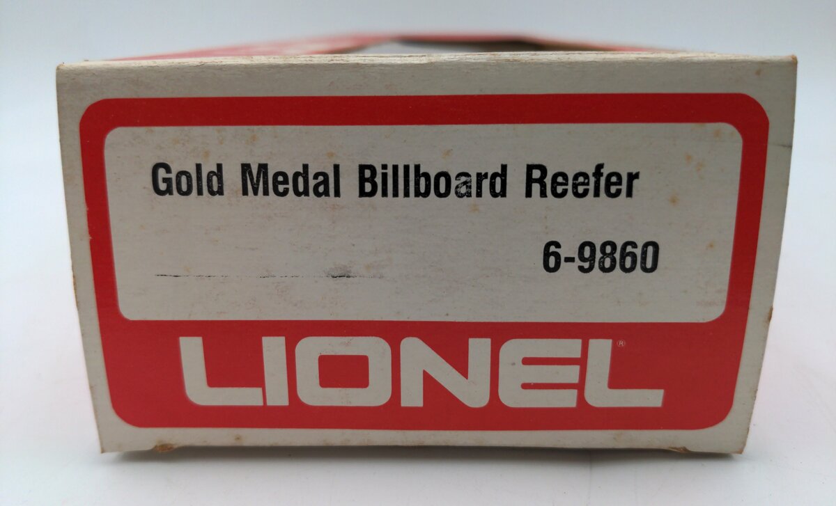 Lionel 6-9860 O Gauge Gold Medal Flour Billboard Reefer Car EX/Box