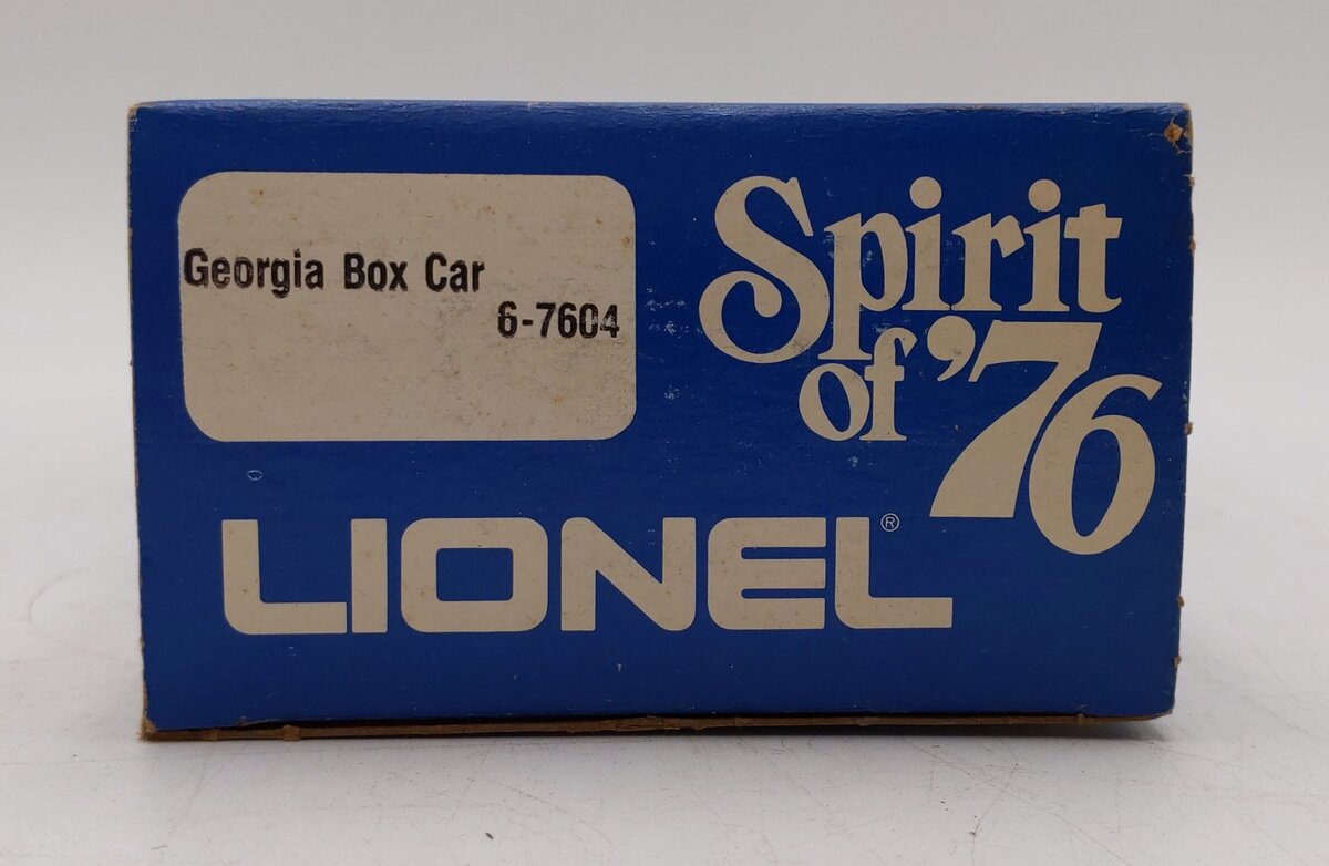 Lionel 6-7604 O Gauge State of Georgia Boxcar #7604 LN/Box