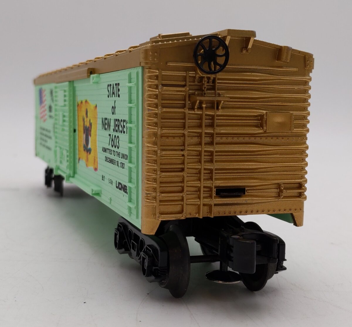 Lionel 6-7603 O Gauge State of New Jersey Boxcar #7603 NIB