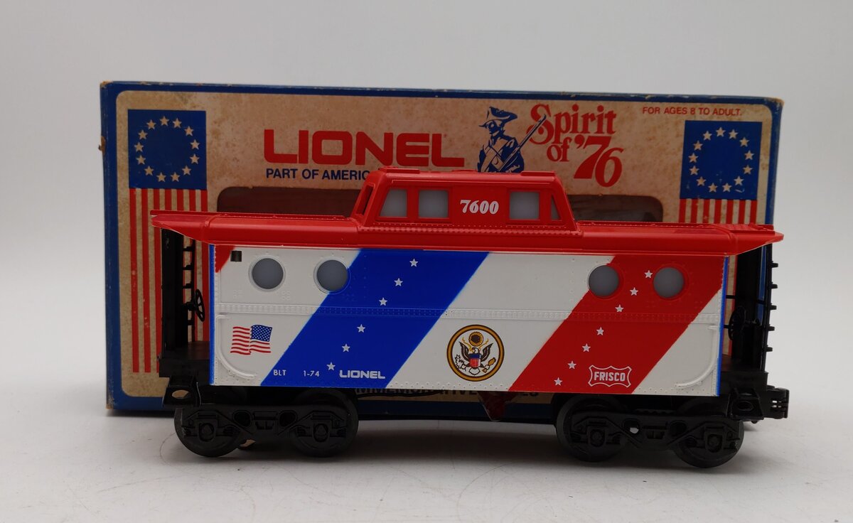 Lionel 6-7600 O Gauge Spirit of 76 N5C Porthole Lighted Caboose #7600 LN/Box