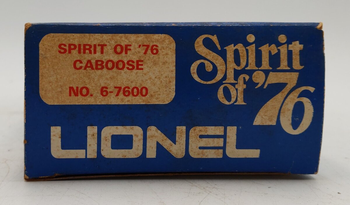 Lionel 6-7600 O Gauge Spirit of 76 N5C Porthole Lighted Caboose #7600 LN/Box