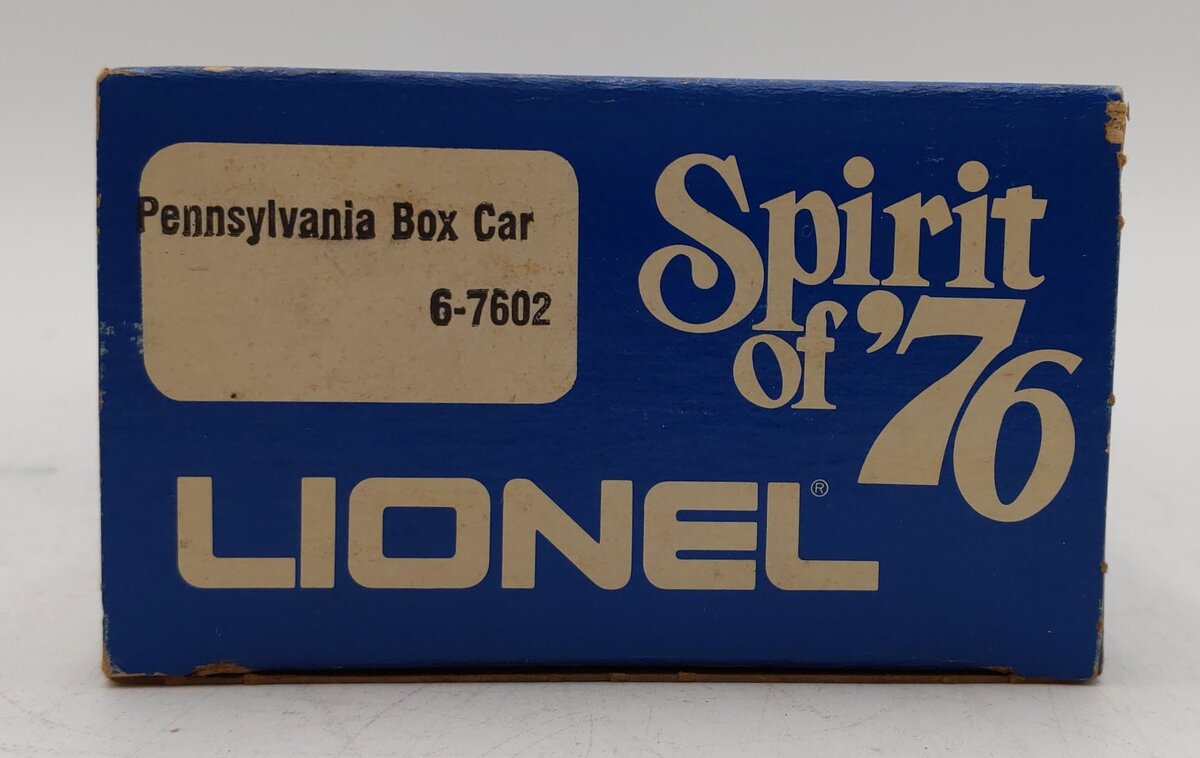 Lionel 6-7602 O Gauge Spirit of 76 State of Pennsylvania Boxcar #7602 LN/Box