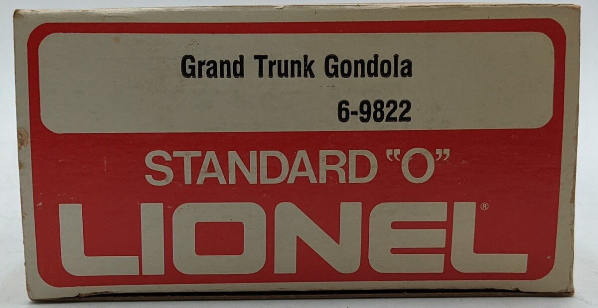 Lionel 6-9822 O Gauge Grand Trunk Gondola Car #9822 VG/Box