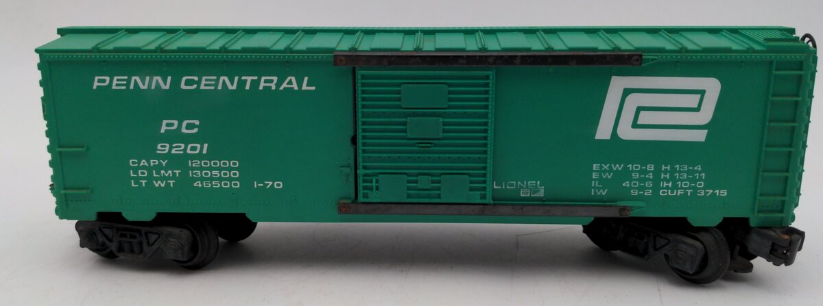 Lionel 6-9201 O Gauge Penn Central Boxcar VG/Box
