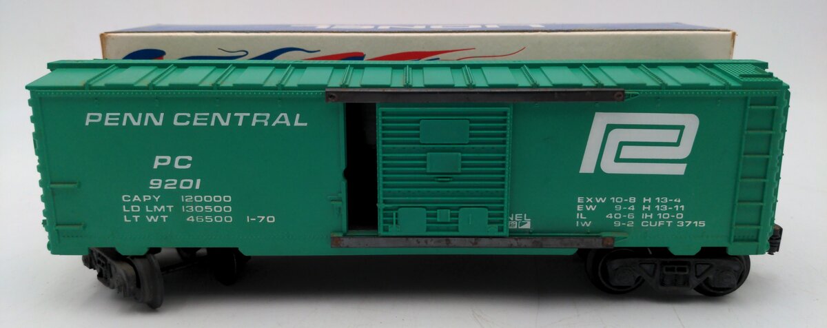 Lionel 6-9201 O Gauge Penn Central Boxcar VG/Box