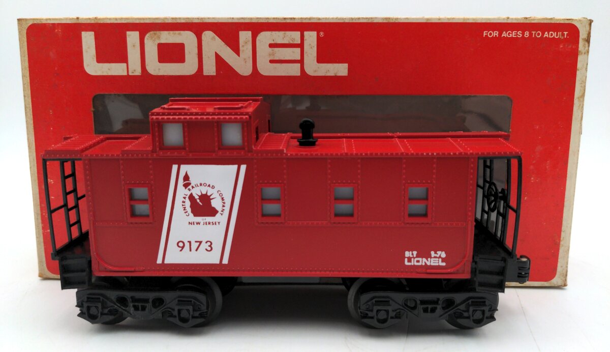 Lionel 6-9173 O Gauge Jersey Central Illuminated Caboose #9173 EX/Box