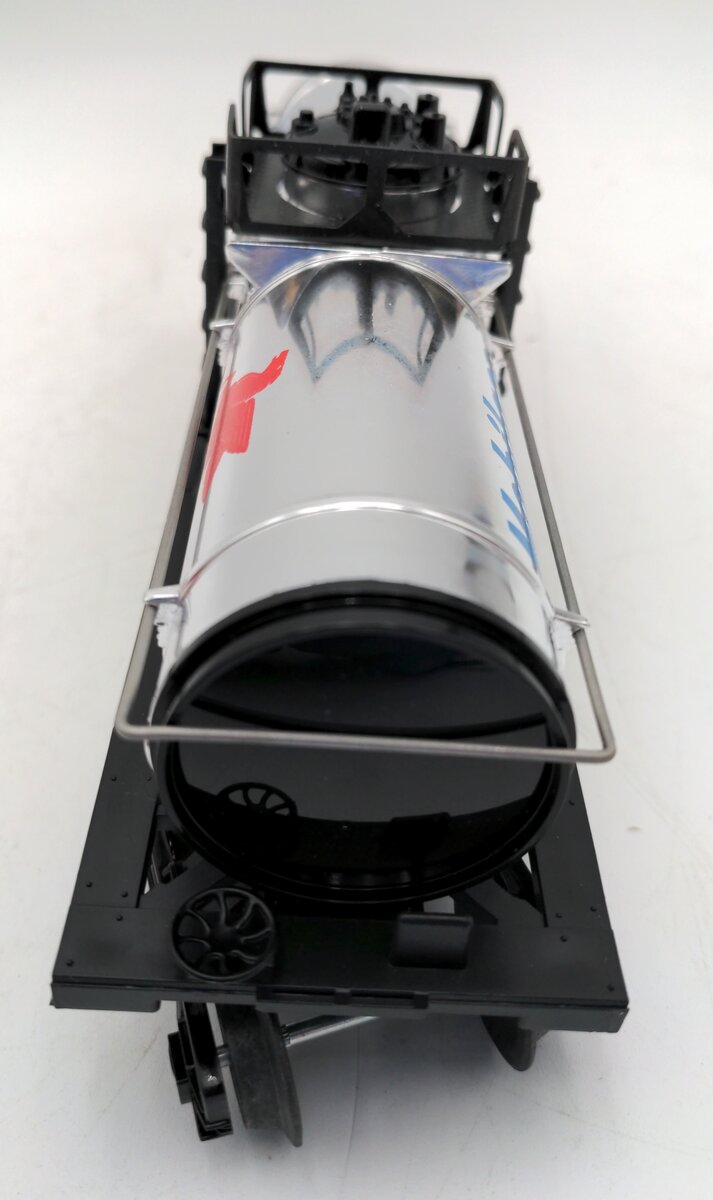 Lionel 6-9156 O Gauge Mobilgas Plated Single Dome Tank Car EX/Box