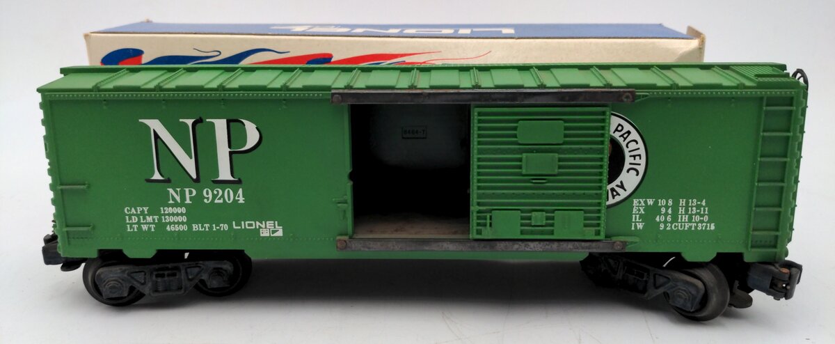 Lionel 6-9204 O Gauge Northern Pacific Boxcar #9204 VG/Box