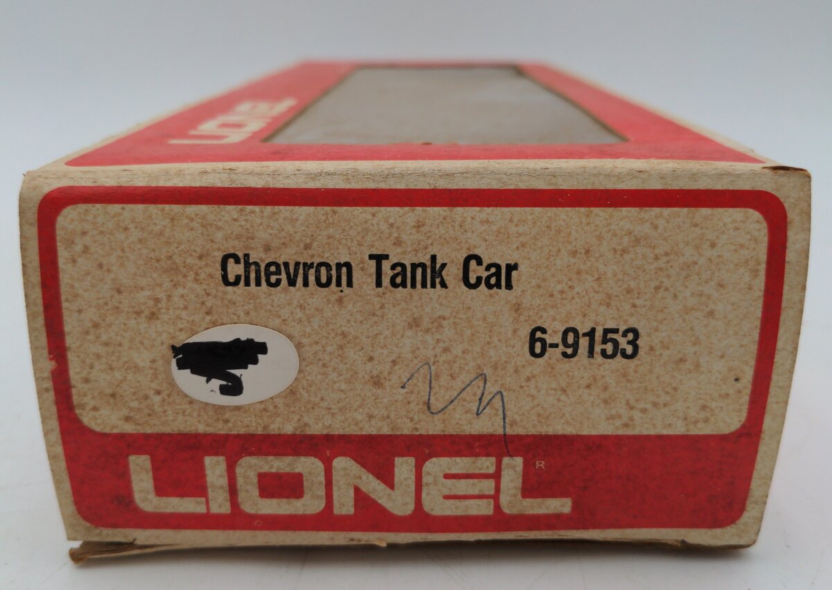 Lionel 6-9153 O Gauge Chevron Single Dome Tank Car EX/Box