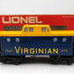Lionel 6-9175 O Gauge Virginian Illuminated Caboose EX/Box