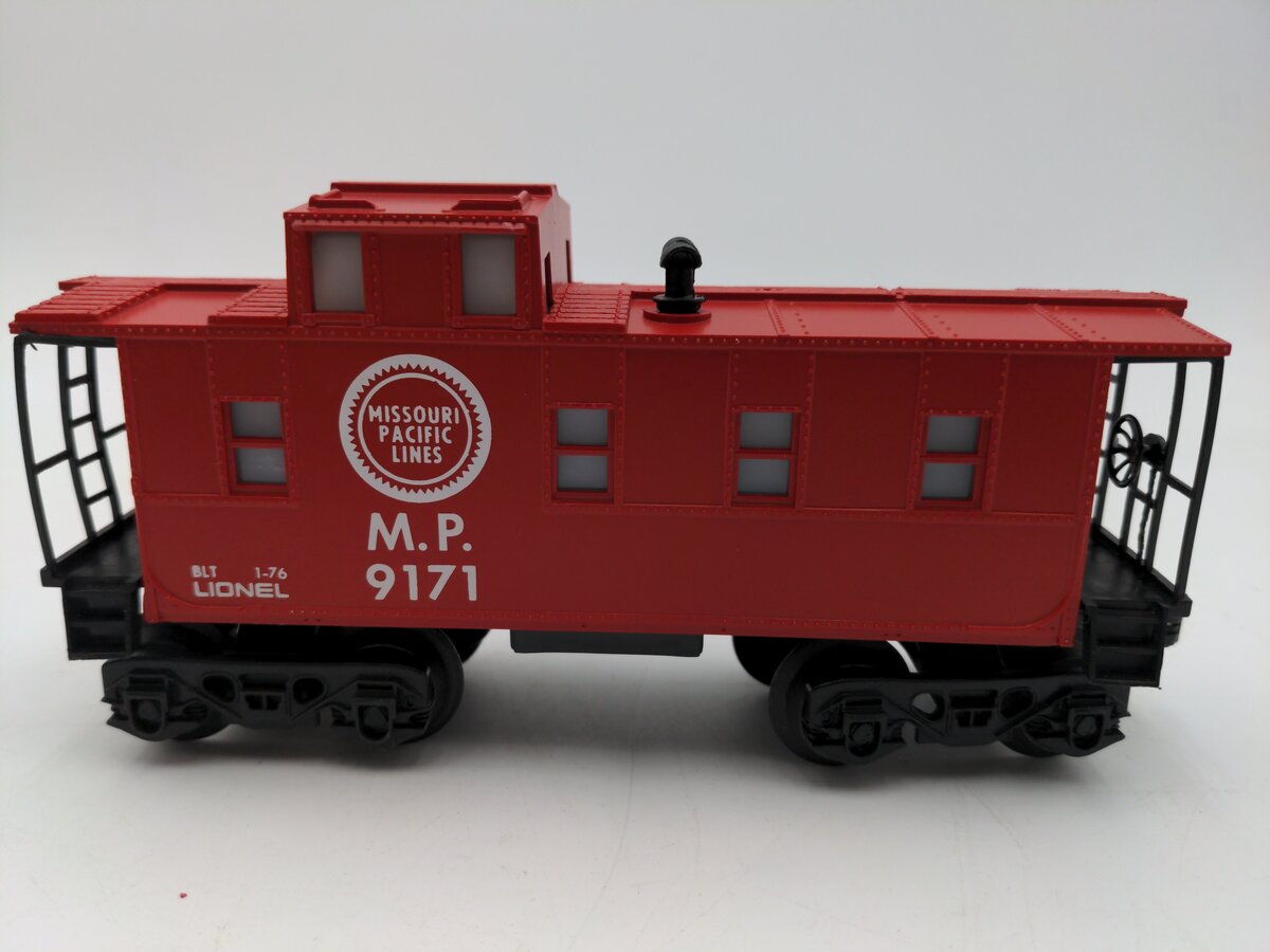 Lionel 6-9171 O Gauge Missouri Pacific Lighted Caboose EX/Box