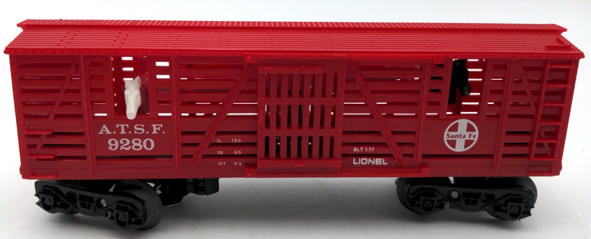 Lionel 6-9280 O Gauge Santa Fe Horse Transport Car NIB