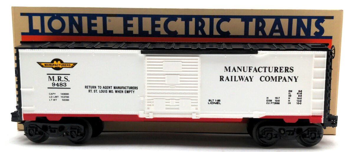 Lionel 6-9483 O Gauge Manufacturers Railway Boxcar #9483 LN/Box