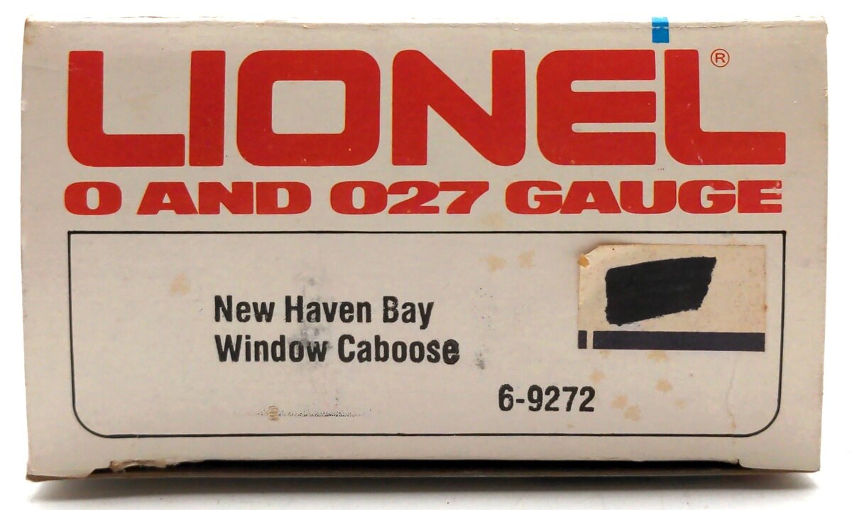 Lionel 6-9272 O Gauge New Haven Bay Window Lighted Caboose LN/Box