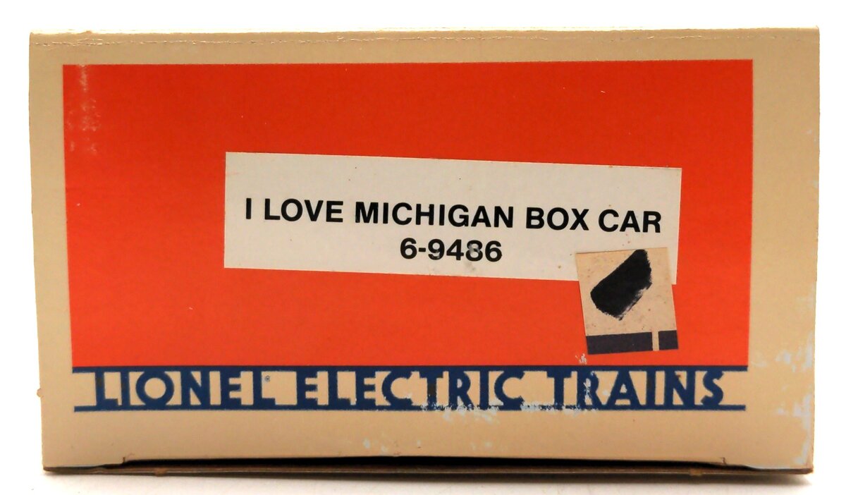 Lionel 6-9486 O Gauge I Love Michigan Boxcar #9486 LN/Box