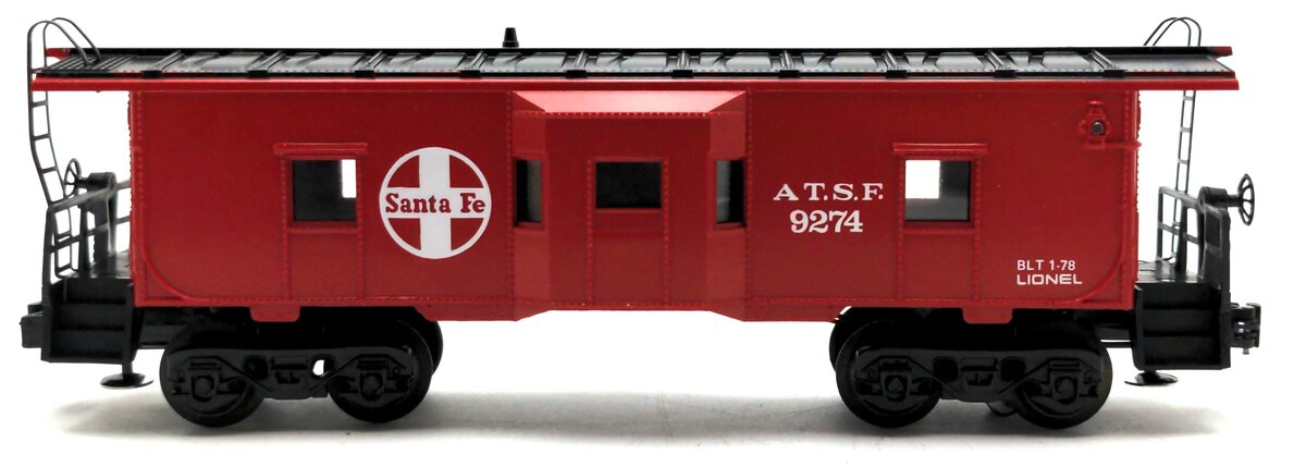 Lionel 6-9274 O Gauge Santa Fe Bay Window Caboose VG/Box