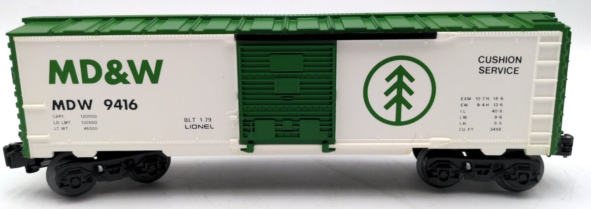 Lionel 6-9416 O Gauge Minnesota, Dakota, & Western Boxcar #9416 NEW