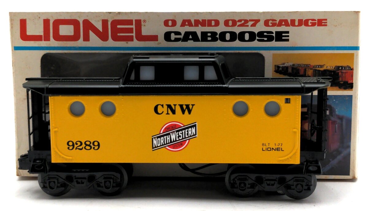 Lionel 6-9289 O Gauge C&NW N5C Lighted Caboose LN/Box