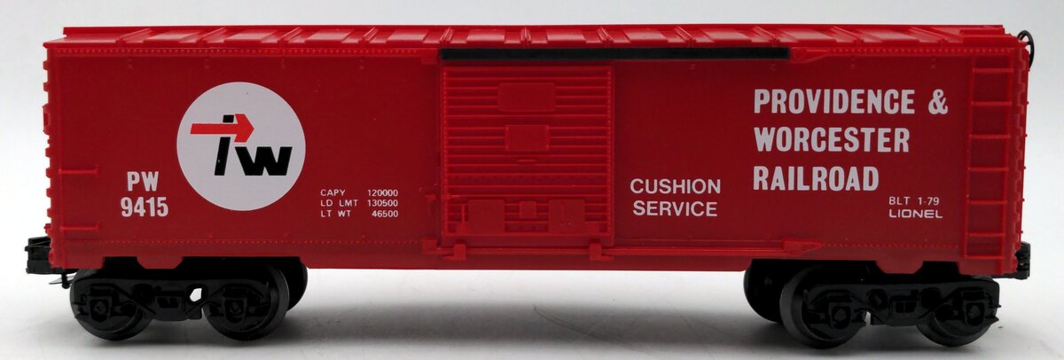Lionel 6-9415 O Gauge Providence & Worcester Boxcar NIB