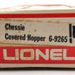 Lionel 6-9265 O Gauge Chessie Covered Hopper #9265 LN/Box