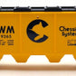 Lionel 6-9265 O Gauge Chessie Covered Hopper #9265 LN/Box