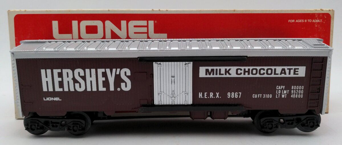 Lionel 6-9867 O Gauge Hershey's Chocolate Billboard Reefer Car #9867 EX/Box