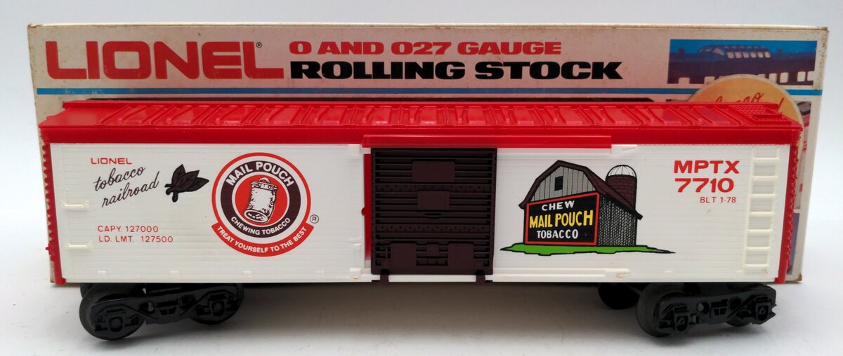 Lionel 6-7710 O Gauge Mail Pouch Refrigerator Car EX/Box