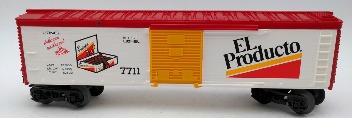 Lionel 6-7711 O Gauge El Producto Boxcar EX/Box