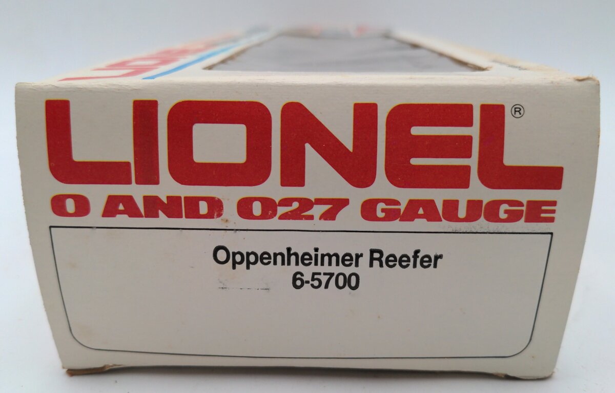 Lionel 6-5700 O Gauge Oppenheimer Woodside Reefer EX/Box