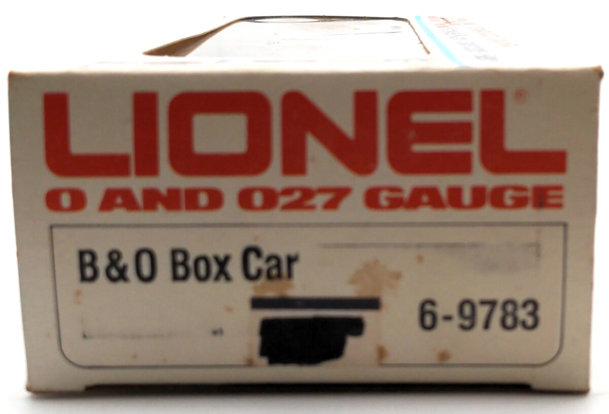 Lionel 6-9783 O Gauge Baltimore and Ohio Time Saver Boxcar VG/Box