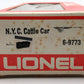 Lionel 6-9773 O Gauge New York Central Cattle Car EX/Box
