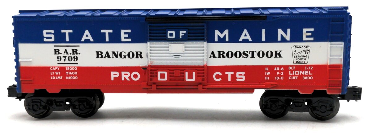 Lionel 6-9709 O Gauge State of Maine Box Car LN