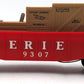 Lionel 6-9307 O Gauge Erie Animated Cop & Hobo Gondola #9307 LN/Box