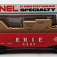 Lionel 6-9307 O Gauge Erie Animated Cop & Hobo Gondola #9307 LN/Box