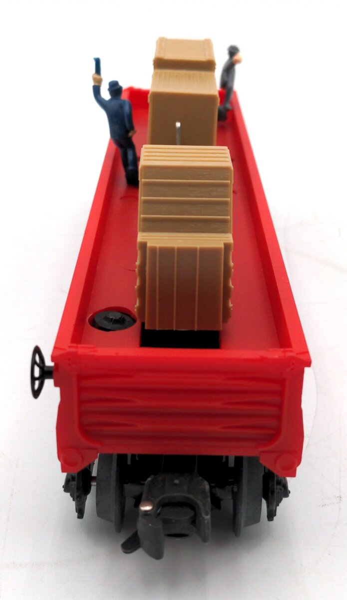 Lionel 6-9307 O Gauge Erie Animated Cop & Hobo Gondola #9307 LN/Box