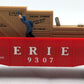 Lionel 6-9307 O Gauge Erie Animated Cop & Hobo Gondola #9307 LN/Box