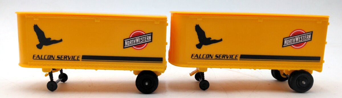 Lionel 6-9352 O Gauge Chicago & Northwestern Piggyback Flatcar w/Trailers EX/Box