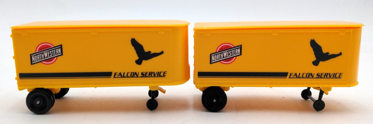Lionel 6-9352 O Gauge Chicago & Northwestern Piggyback Flatcar w/Trailers EX/Box