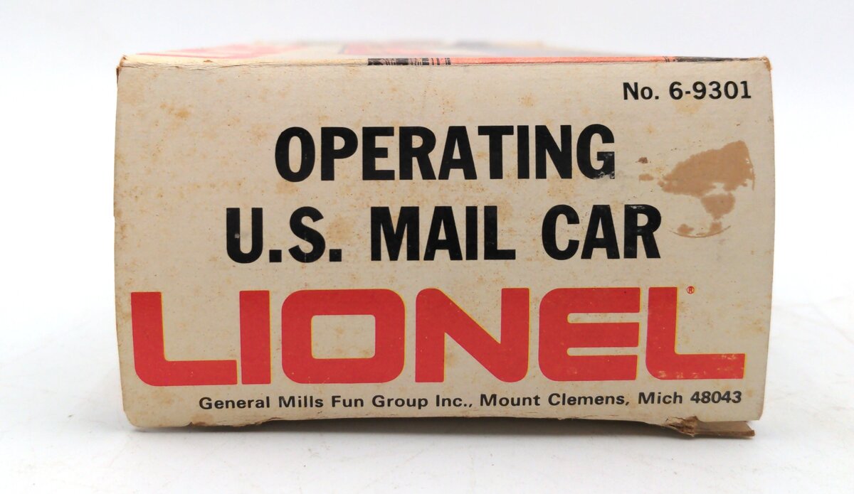 Lionel 6-9301 O Gauge US Mail Operating Boxcar #9301 - Without Mailbag VG/Box