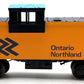 Lionel 6-6901 O Gauge Ontario Northland Illuminated EV Caboose LN/Box