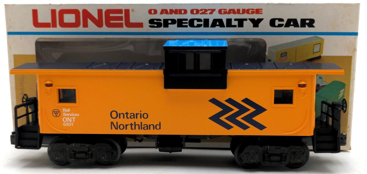 Lionel 6-6901 O Gauge Ontario Northland Illuminated EV Caboose LN/Box