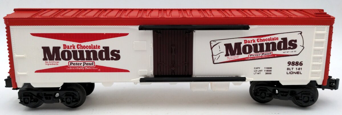 Lionel 6-9886 O Gauge Mounds Billboard Reefer Car EX/Box