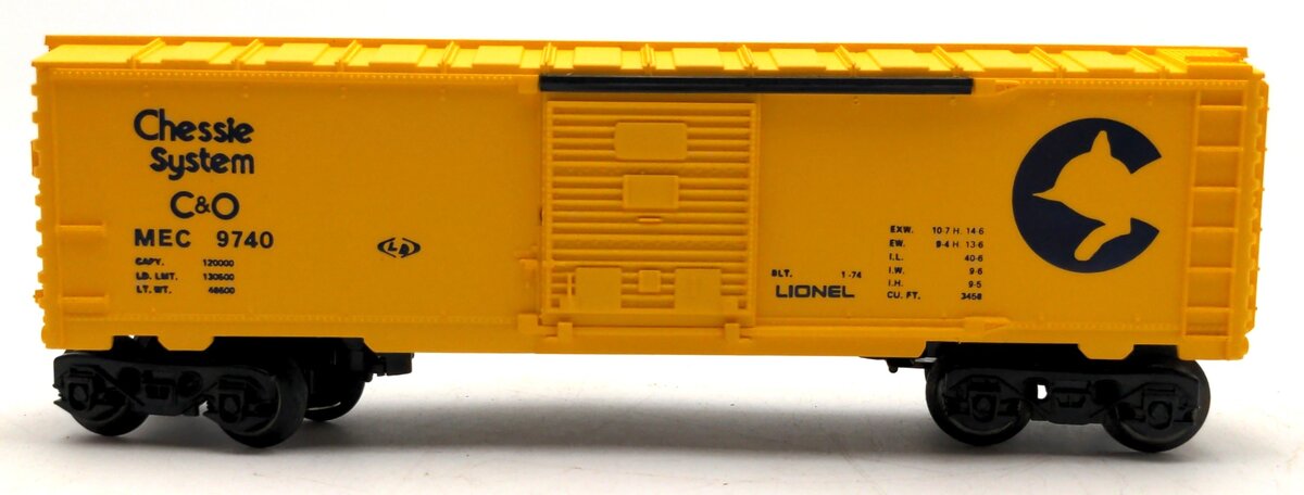 Lionel 6-9740 O Gauge Chesapeake & Ohio/Chessie System Box Car LN/Box