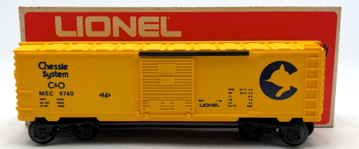 Lionel 6-9740 O Gauge Chesapeake & Ohio/Chessie System Box Car LN/Box