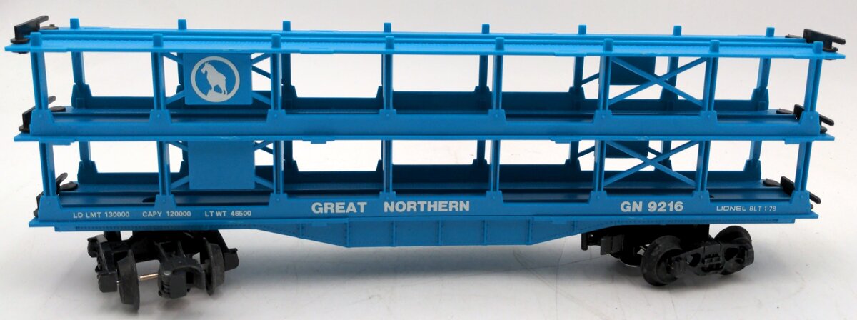 Lionel 6-9216 O Gauge Great Northern 3-Tier Auto Carrier EX/Box