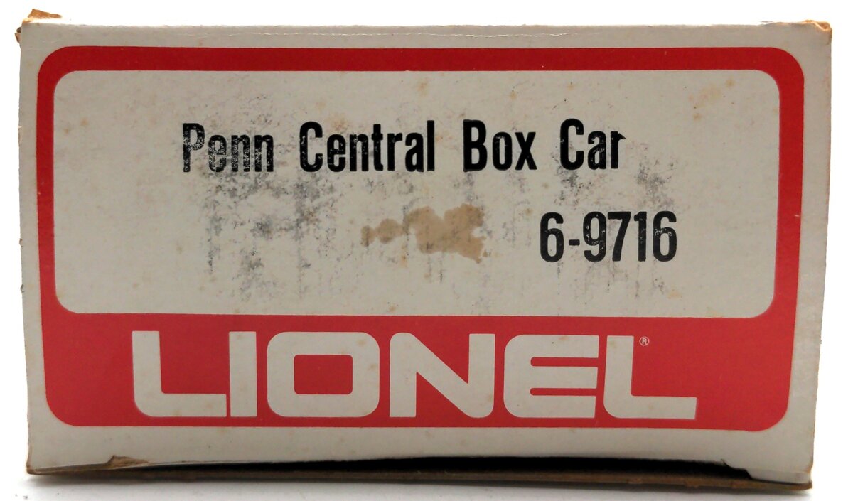 Lionel 6-9716 O Gauge Penn Central Boxcar VG/Box