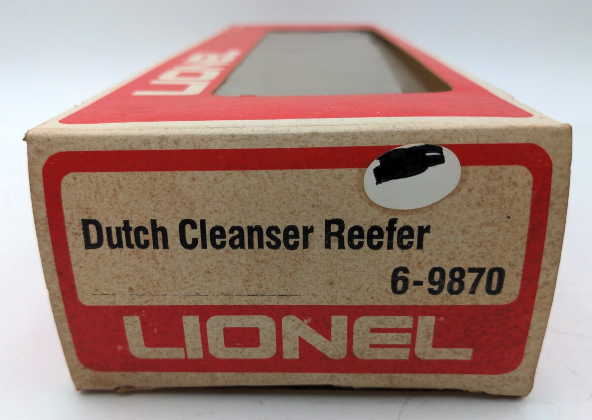 Lionel 6-9870 O Gauge Old Dutch Cleanser Billboard Reefer Car EX/Box