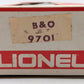 Lionel 6-9701 O Gauge Baltimore & Ohio Double Door Automobile Boxcar EX/Box