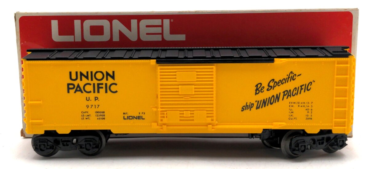 Lionel 6-9717 O Gauge Union Pacific Boxcar #9717 LN/Box